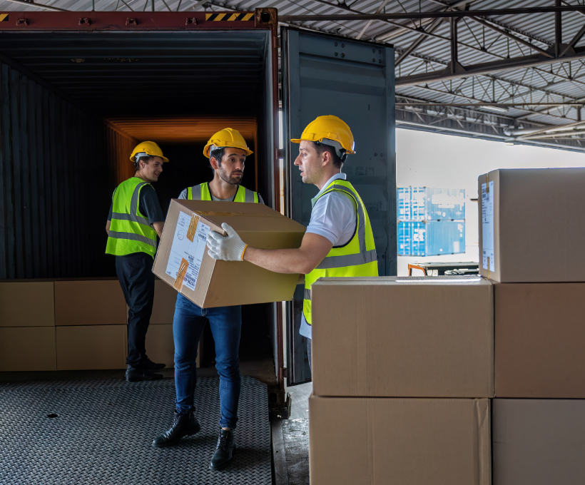 Relocation Services Men Carrying Packages