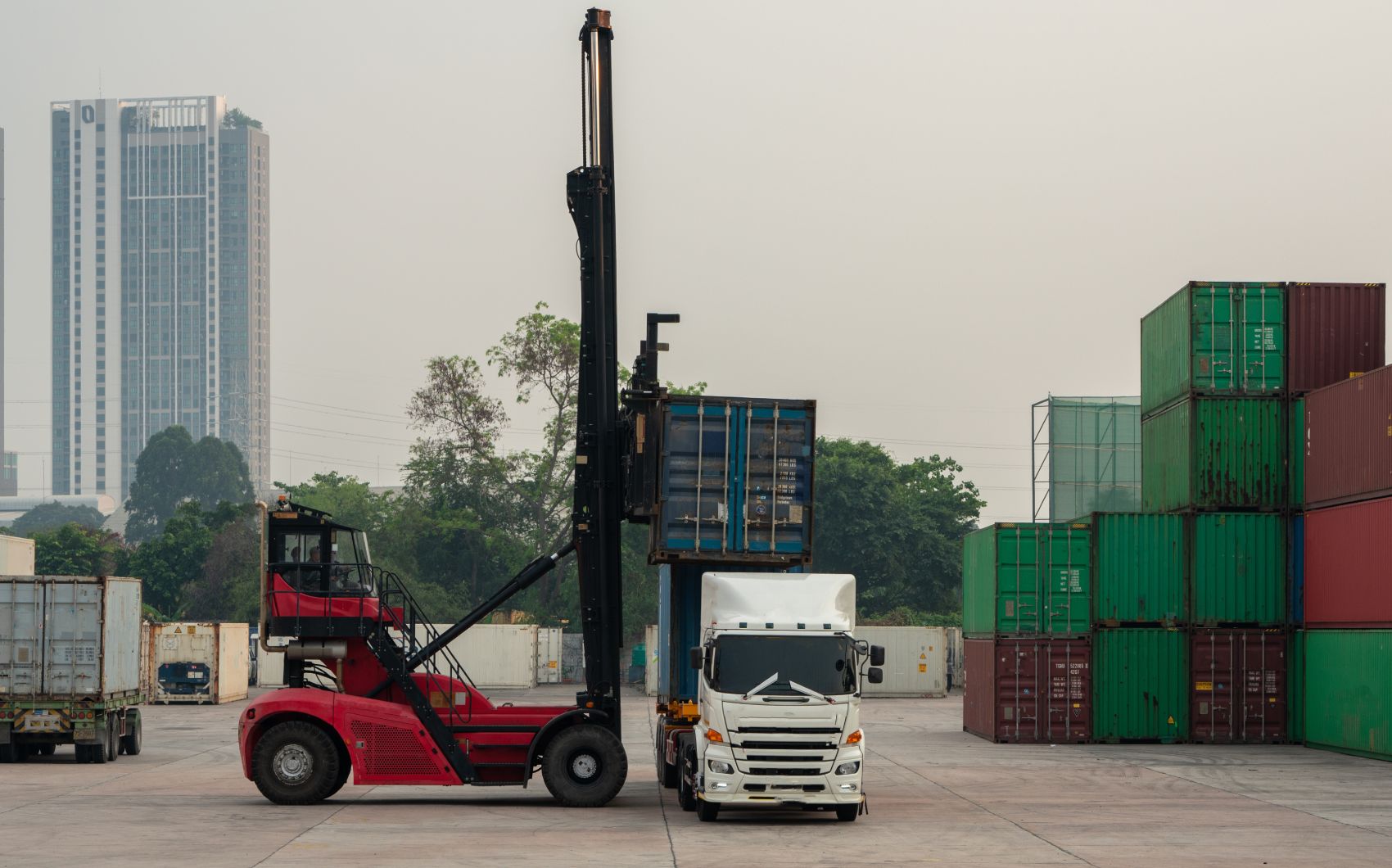 Land Freight Truck Loading
